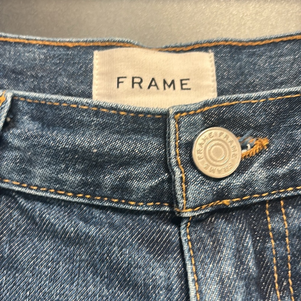 Luxury FRAME High Rise Inverted Jean Enzo - Picture 2 of 8